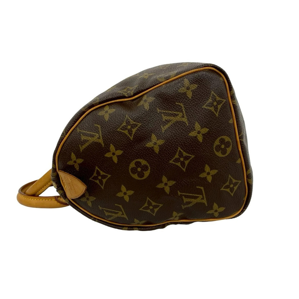 LOUIS VUITTON Brown Monogram Leather Speedy 25 Boston Bag - Picture 5 of 9